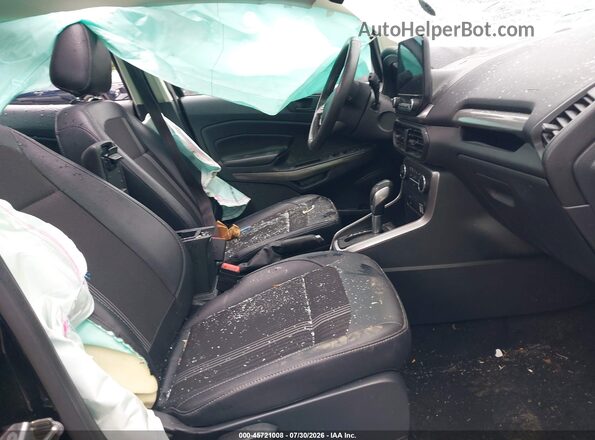 MAJ6S3JL9KC296514 2019 FORD ECOSPORT Black Вид салону спереду