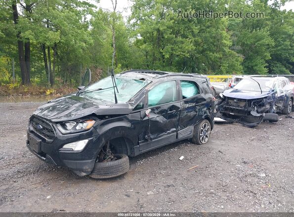 MAJ6S3JL9KC296514 2019 FORD ECOSPORT Black Передня ліва чверть