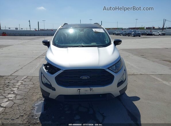 MAJ6S3JLXMC412757 2021 FORD ECOSPORT Серебряный Вид задней части салона