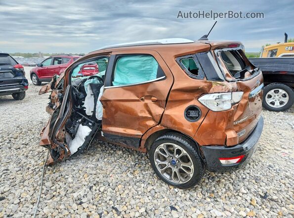 MAJ6S3KL0KC256837 2019 FORD ECOSPORT Brown Задня ліва чверть