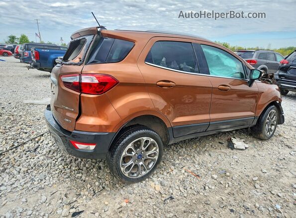 MAJ6S3KL0KC256837 2019 FORD ECOSPORT Brown Задня права чверть