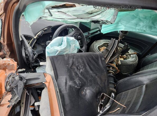 MAJ6S3KL0KC256837 2019 FORD ECOSPORT Brown Вид панелі приладів