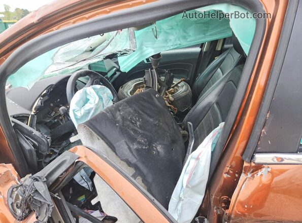 MAJ6S3KL0KC256837 2019 FORD ECOSPORT Brown Вид салону спереду