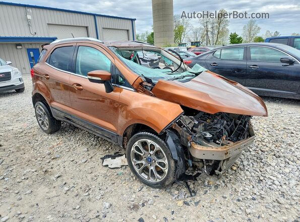 MAJ6S3KL0KC256837 2019 FORD ECOSPORT Brown Передня права чверть