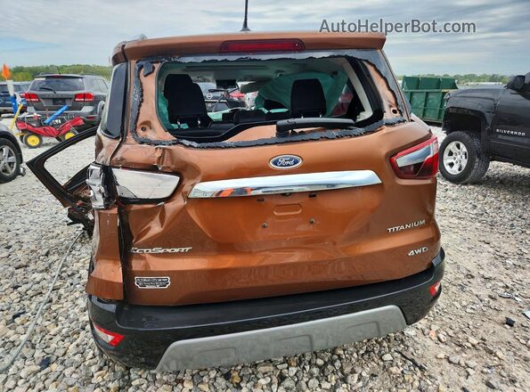 MAJ6S3KL0KC256837 2019 FORD ECOSPORT Brown Вид ззаду