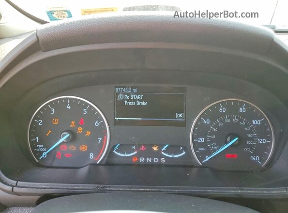 MAJ6S3KL0LC352825 2020 FORD ECOSPORT Silver Widok zestawu wskaźników