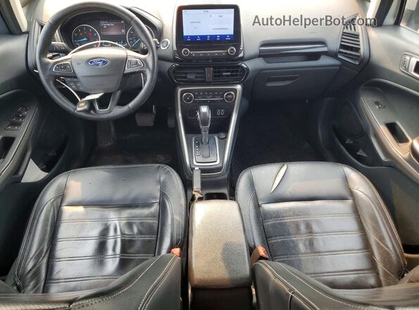 MAJ6S3KL0LC352825 2020 FORD ECOSPORT Silver Widok deski rozdzielczej