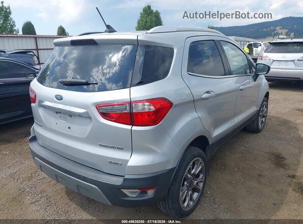 MAJ6S3KL1KC250321 2019 FORD ECOSPORT Silver Задня права чверть