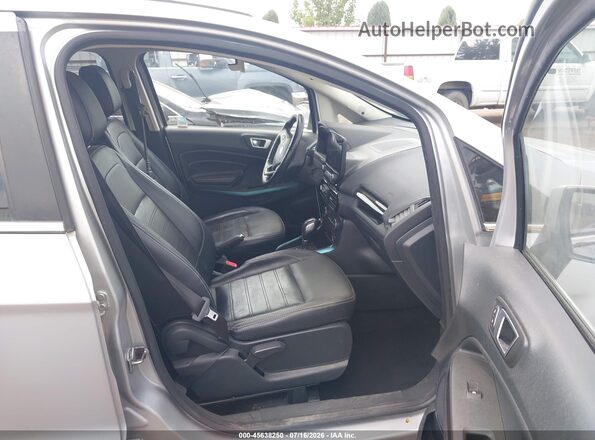 MAJ6S3KL1KC250321 2019 FORD ECOSPORT Silver Вид салону спереду