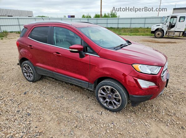 MAJ6S3KL1KC310372 2019 FORD ECOSPORT Red Delantero derecho
