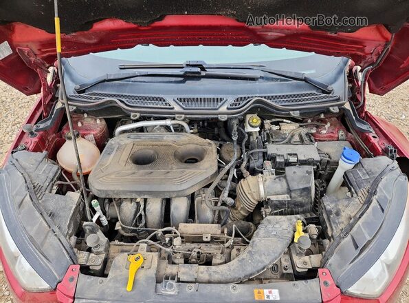MAJ6S3KL1KC310372 2019 FORD ECOSPORT Red Vista del compartimento del motor