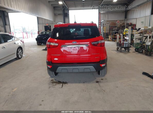 MAJ6S3KL2KC256807 2019 FORD ECOSPORT Красный 