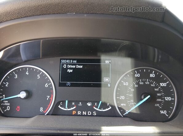 MAJ6S3KL3LC338594 2020 FORD ECOSPORT White უკანა სავარძლების ხედი