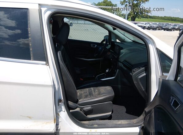 MAJ6S3KL3LC338594 2020 FORD ECOSPORT White წინა სალონის ხედი