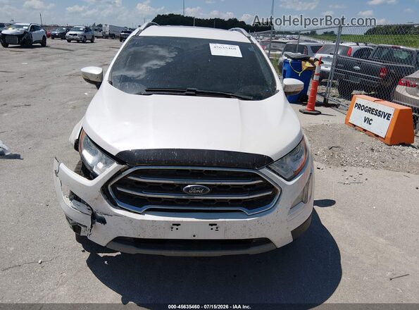 MAJ6S3KL3LC338594 2020 FORD ECOSPORT White ხელსაწყოთა პანელის ხედი