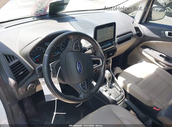 MAJ6S3KL4KC309264 2019 FORD ECOSPORT White 
