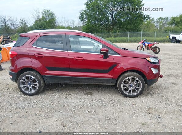 MAJ6S3KL4NC464949 2022 FORD ECOSPORT Red 360 interior view