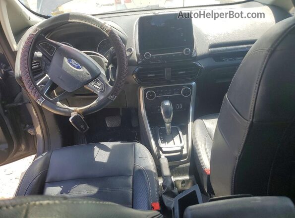 MAJ6S3KL5LC358250 2020 FORD ECOSPORT Gray Вид панелі приладів