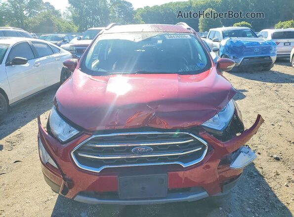 MAJ6S3KL6LC312488 2020 FORD ECOSPORT Maroon წინა ხედი