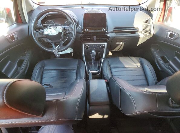 MAJ6S3KL6LC312488 2020 FORD ECOSPORT Maroon წინა პანელის ხედი