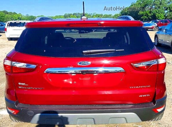 MAJ6S3KL6LC312488 2020 FORD ECOSPORT Maroon უკანა ხედი