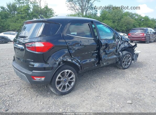 MAJ6S3KL6LC354420 2020 FORD ECOSPORT Black Tył prawy