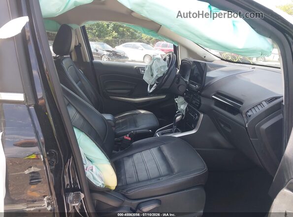 MAJ6S3KL6LC354420 2020 FORD ECOSPORT Black Widok wnętrza z przodu