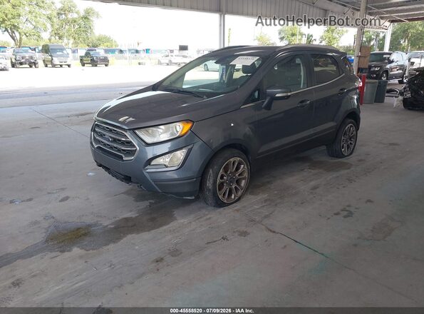 MAJ6S3KL6LC361433 2020 FORD ECOSPORT Gray Vista tres cuartos delantera izquierda