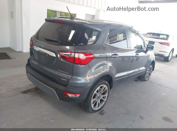 MAJ6S3KL6LC361433 2020 FORD ECOSPORT Gray Trasero derecho