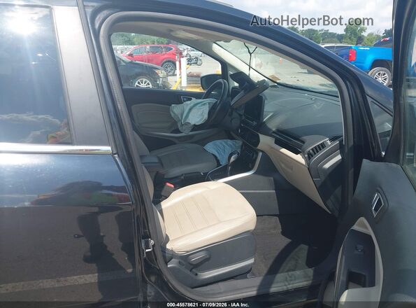 MAJ6S3KL7KC267561 2019 FORD ECOSPORT Black Widok wnętrza z przodu