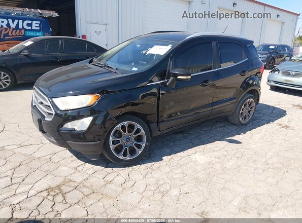 MAJ6S3KL7KC307704 2019 FORD ECOSPORT Черный Передняя левая четверть