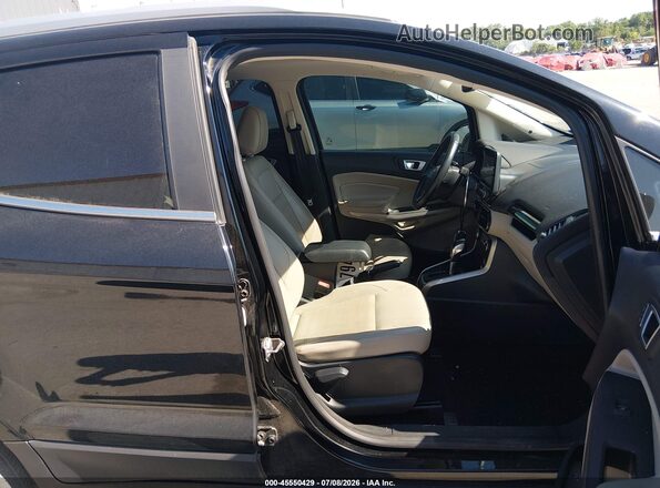 MAJ6S3KL7KC307704 2019 FORD ECOSPORT Черный Вид салона спереди