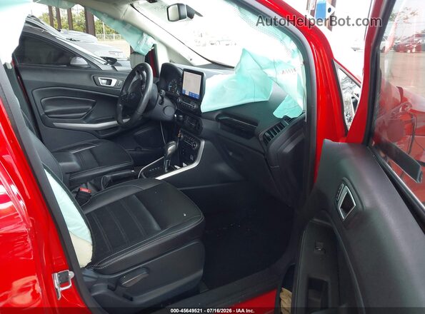 MAJ6S3KL7LC364258 2020 FORD ECOSPORT Red Вид салону спереду