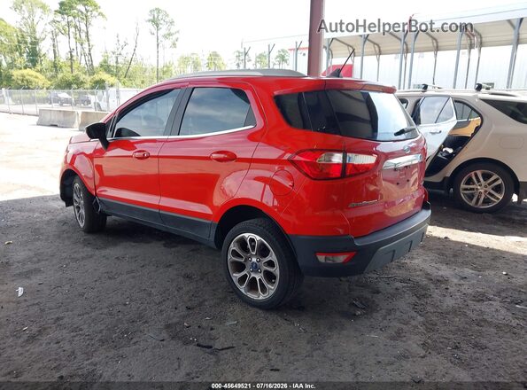 MAJ6S3KL7LC364258 2020 FORD ECOSPORT Red Задня ліва чверть