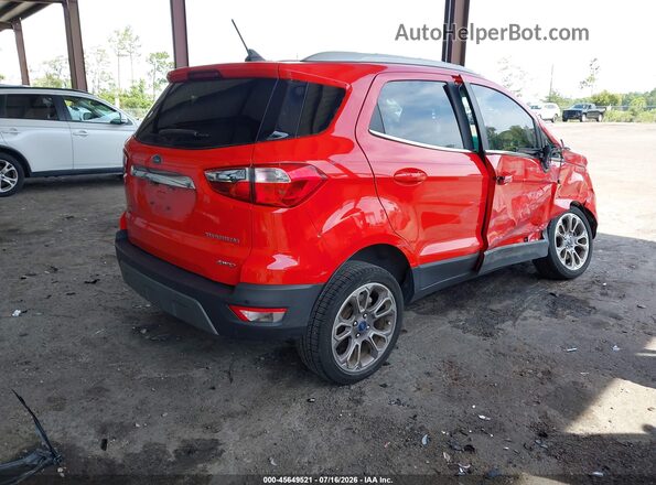 MAJ6S3KL7LC364258 2020 FORD ECOSPORT Red Задня права чверть