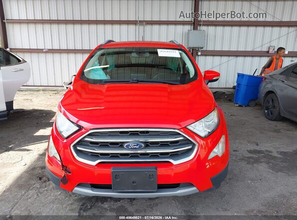 MAJ6S3KL7LC364258 2020 FORD ECOSPORT Red Вид щитка приладів