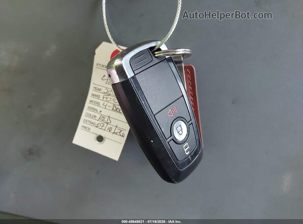 MAJ6S3KL7LC364258 2020 FORD ECOSPORT Red Вид панелі приладів