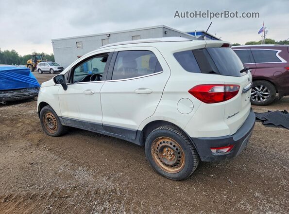 MAJ6S3KL8KC278519 2019 FORD ECOSPORT Белый Задняя левая четверть