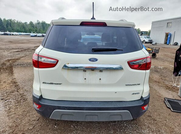 MAJ6S3KL8KC278519 2019 FORD ECOSPORT Белый Вид сзади