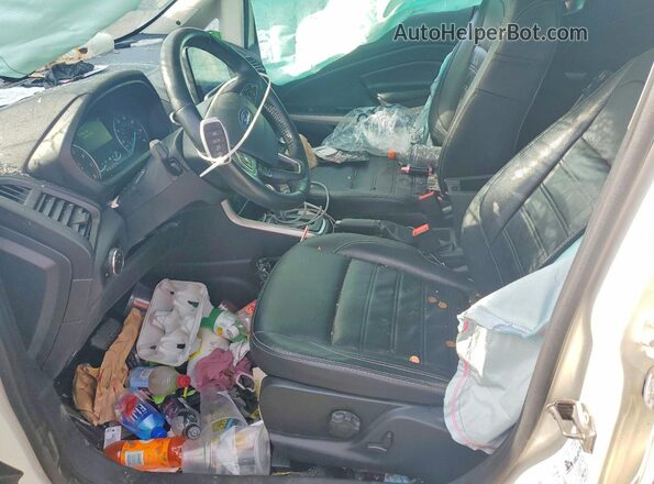 MAJ6S3KL8LC326635 2020 FORD ECOSPORT Белый Вид салона спереди