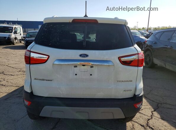 MAJ6S3KL8LC326635 2020 FORD ECOSPORT Белый Вид сзади