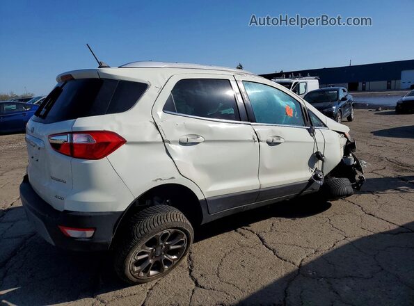 MAJ6S3KL8LC326635 2020 FORD ECOSPORT Белый Задняя правая четверть