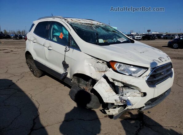 MAJ6S3KL8LC326635 2020 FORD ECOSPORT Белый Передняя правая четверть