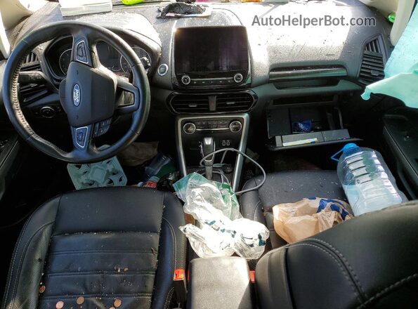 MAJ6S3KL8LC326635 2020 FORD ECOSPORT Белый Вид панели приборов