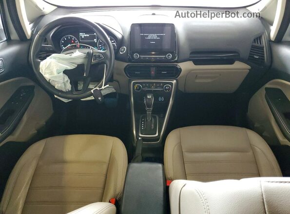 MAJ6S3KL9KC260711 2019 FORD ECOSPORT Silver Առջևի վահանակի տեսք