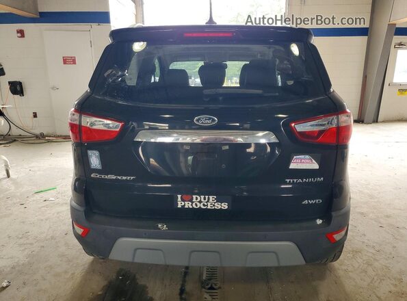 MAJ6S3KL9KC279601 2019 FORD ECOSPORT Black Widok z tyłu