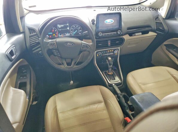 MAJ6S3KL9KC279601 2019 FORD ECOSPORT Black Widok deski rozdzielczej