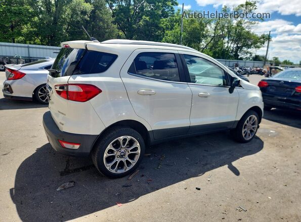 MAJ6S3KL9KC281798 2019 FORD ECOSPORT Белый Задняя правая четверть