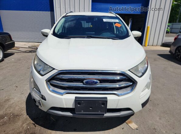 MAJ6S3KL9KC281798 2019 FORD ECOSPORT Белый Вид спереди