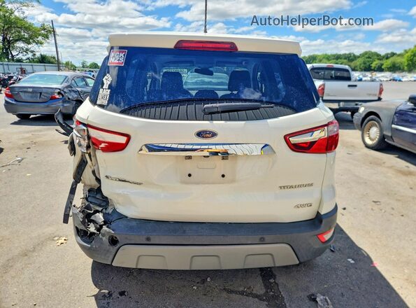 MAJ6S3KL9KC281798 2019 FORD ECOSPORT Белый Вид сзади